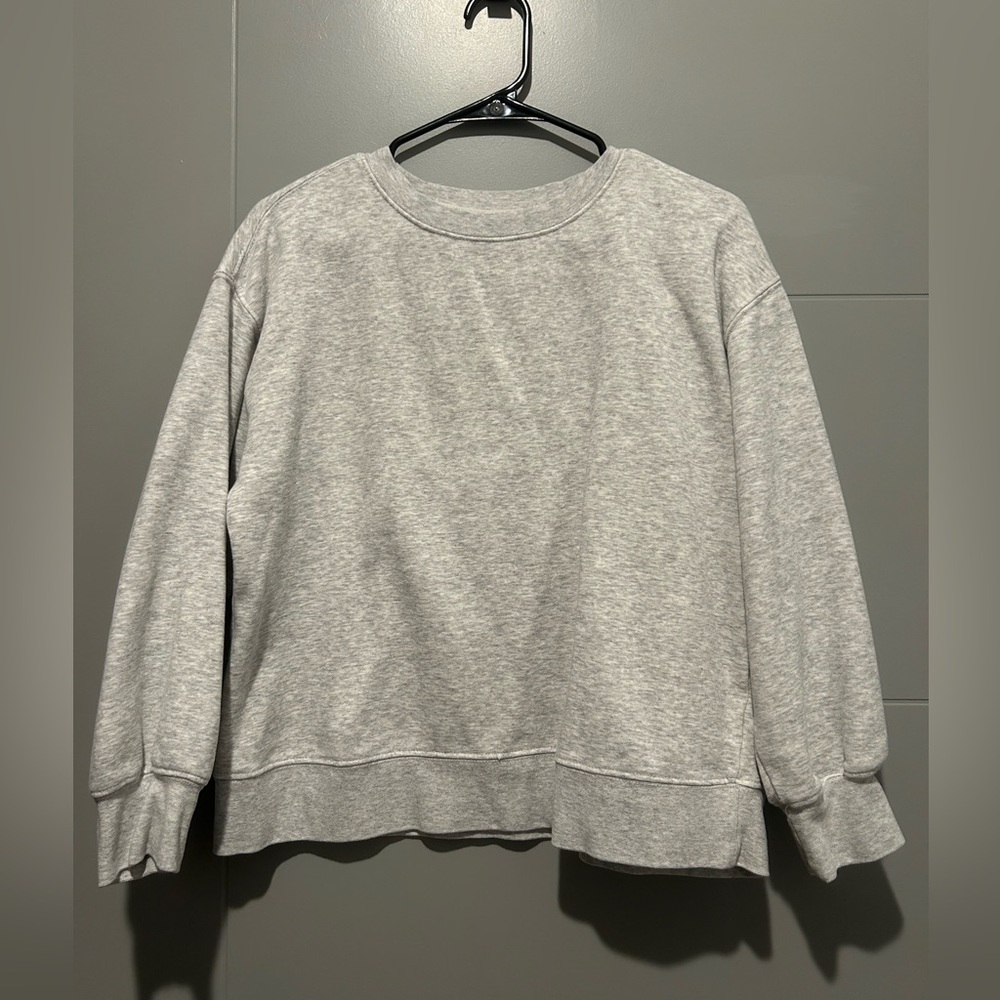 Fabletics Grey Crewneck Sweatshirt - Size M
